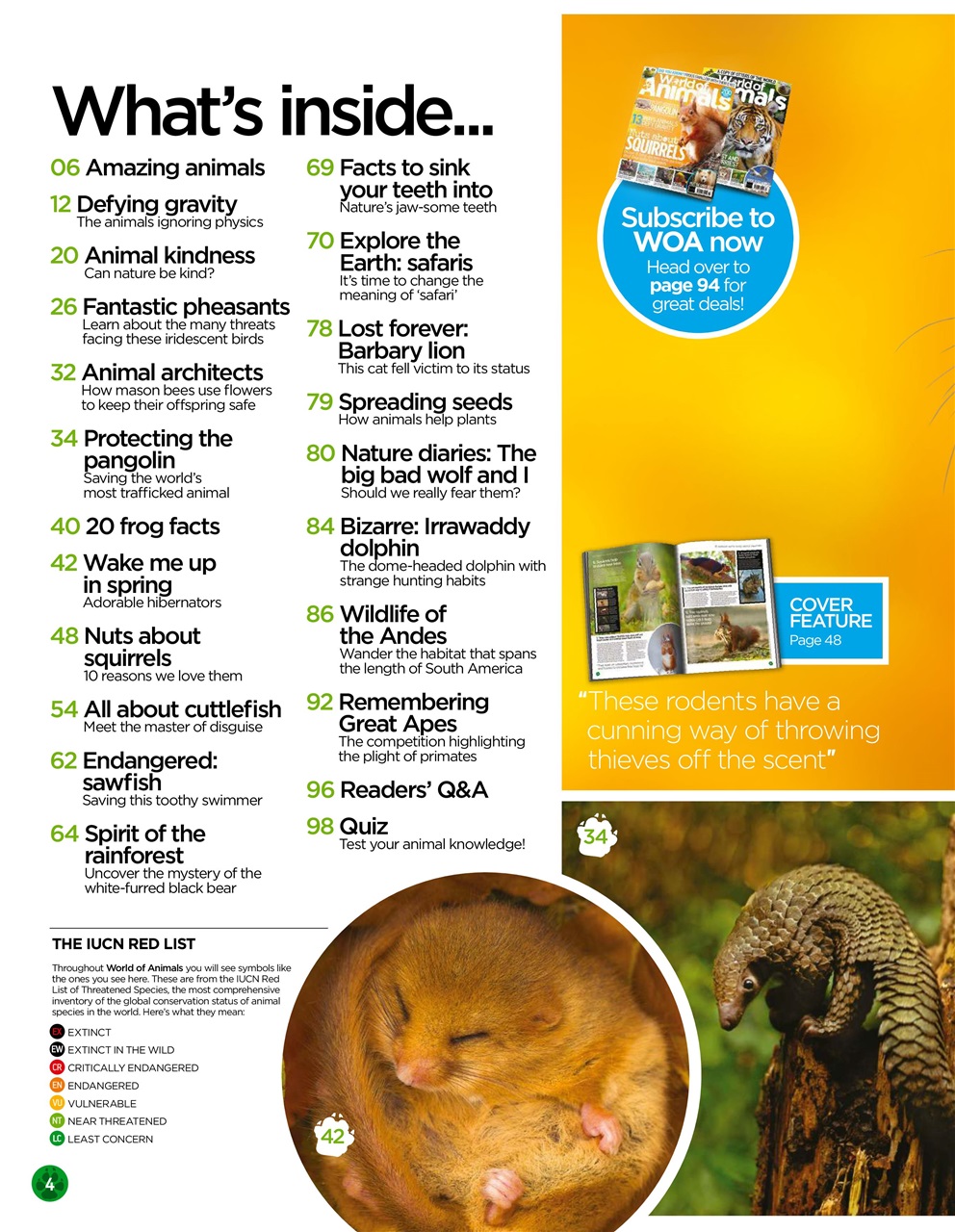 World of Animals Magazine Subscriptions and Issue 64 Issue