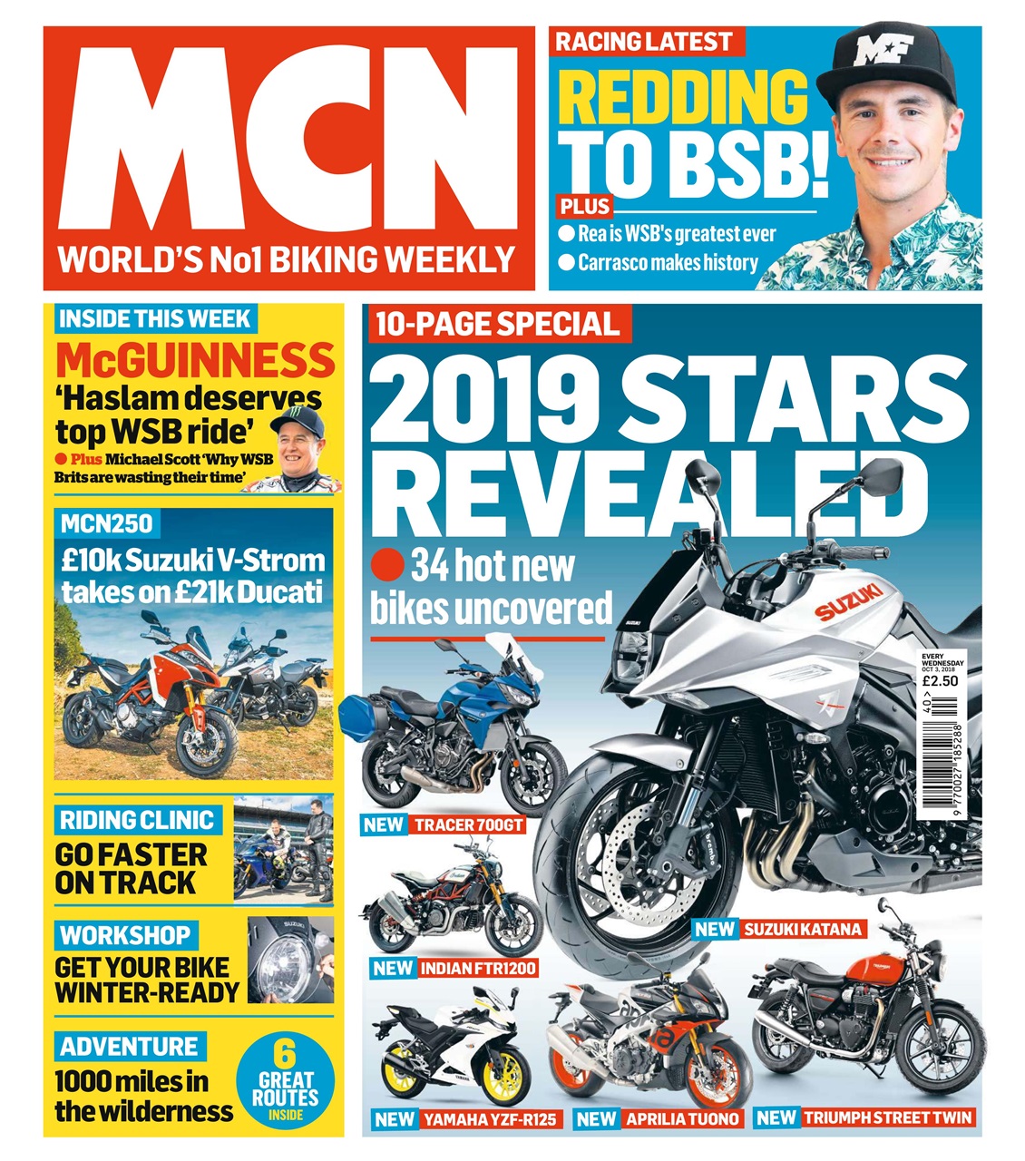 MCN Magazine 3rd October 2018 Back Issue