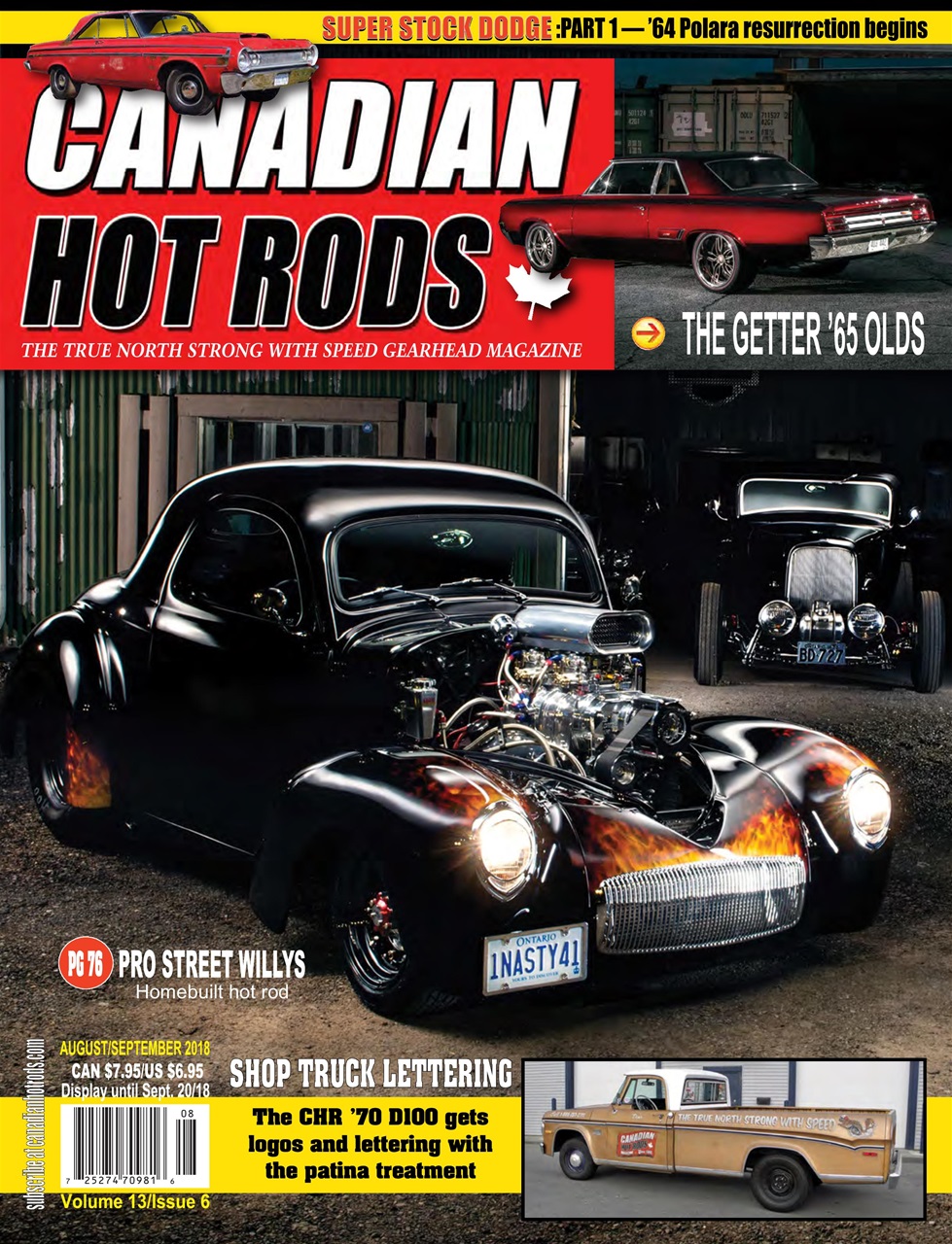 Canadian Hot Rods Magazine - AUG/SEPT 2018 Back Issue