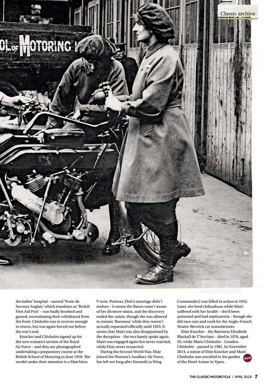 The Classic Motorcycle Magazine 46 4 April 2019 Back Issue