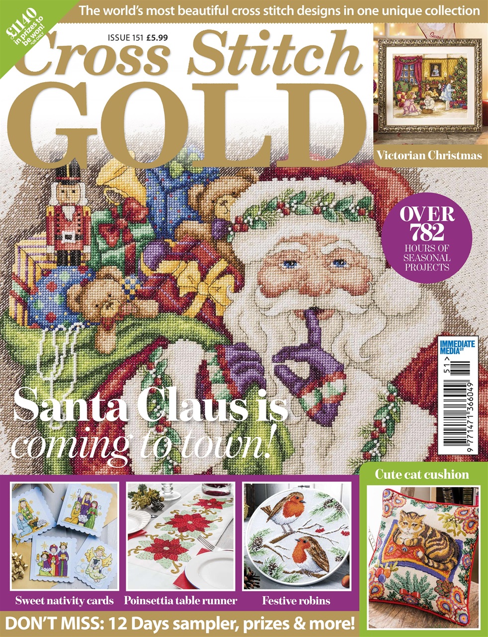 Cross Stitch Gold Magazine November 2018 Back Issue