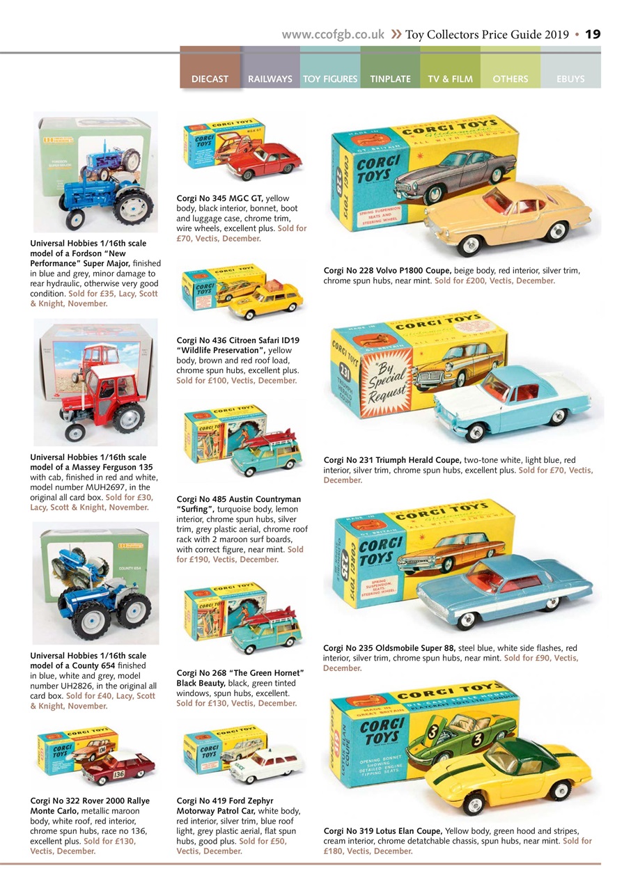 Toy Collectors Price Guide Magazine Price Guide 2019 Subscriptions