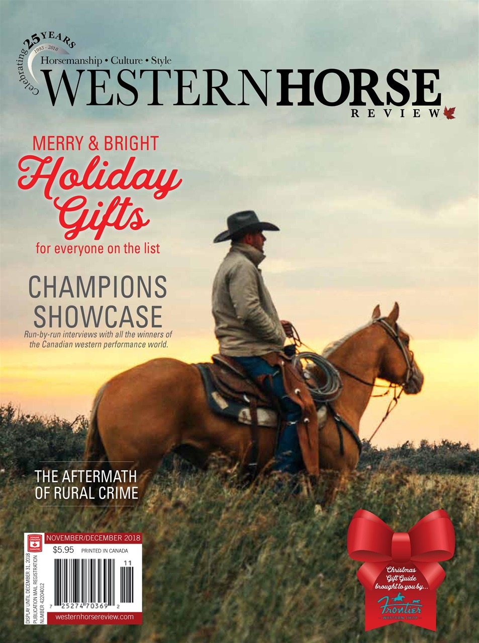 Western Horse Review Magazine Champions Edition Back Issue
