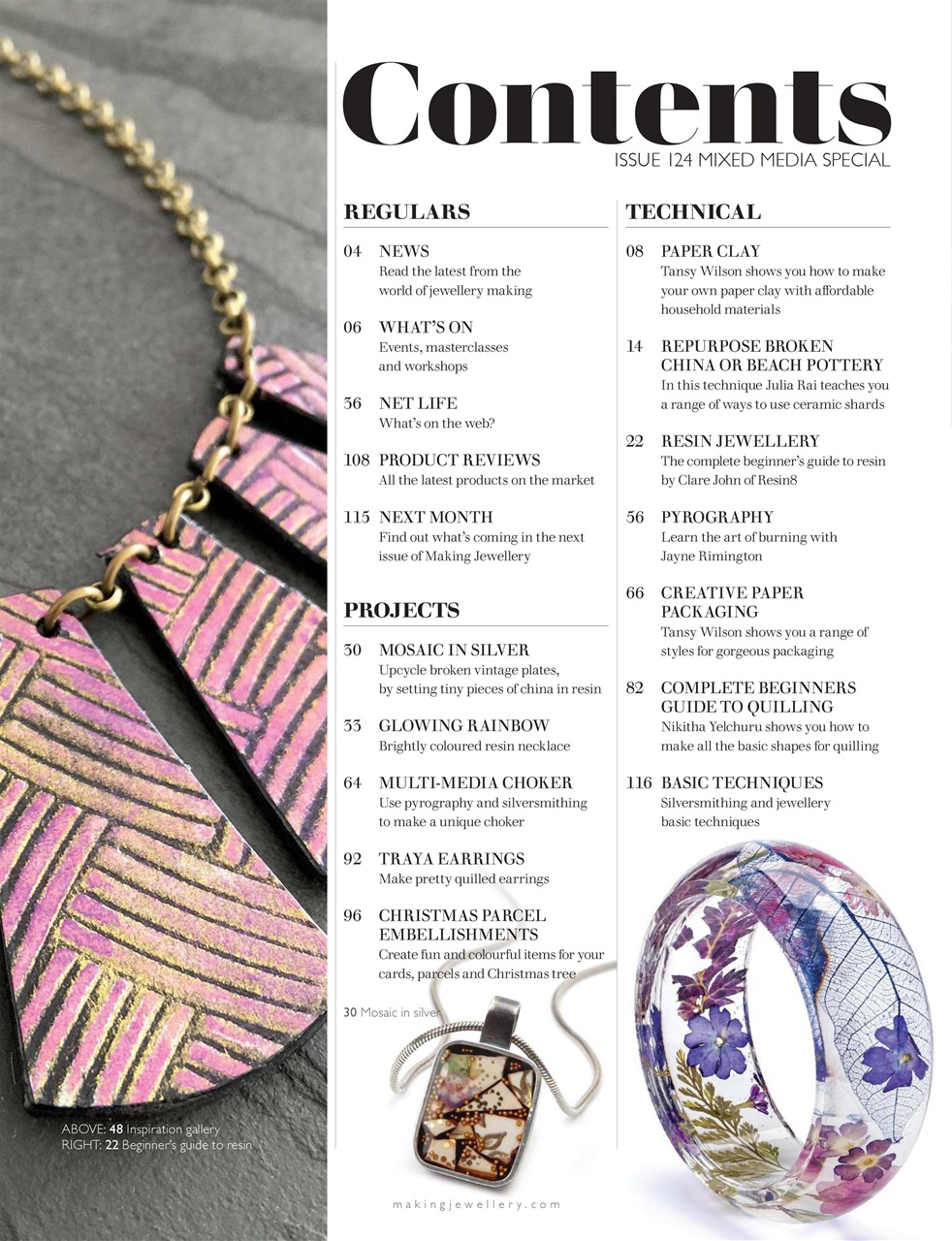 Making Jewellery Magazine - Issue 124 Subscriptions  Pocketmags