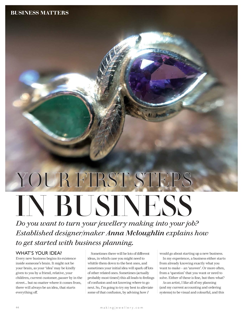 Making Jewellery Magazine Issue 124 Subscriptions Pocketmags