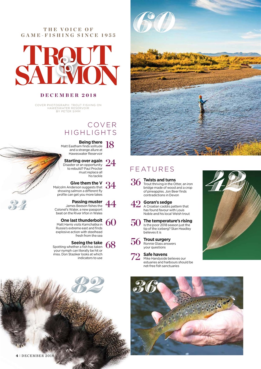 Trout & Salmon Magazine December 2018 Back Issue
