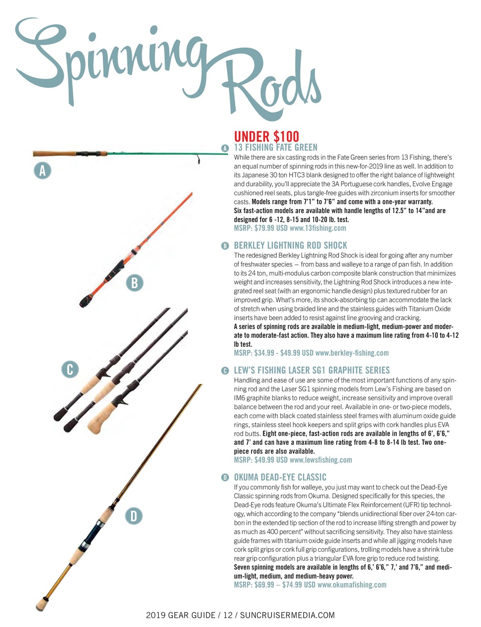 Sport Fishing Guides Magazine Subscriptions and Fishing Gear 2019 Issue