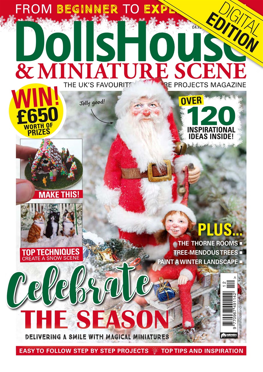 Dolls House and Miniature Scene Magazine December 2018 (295) Back Issue