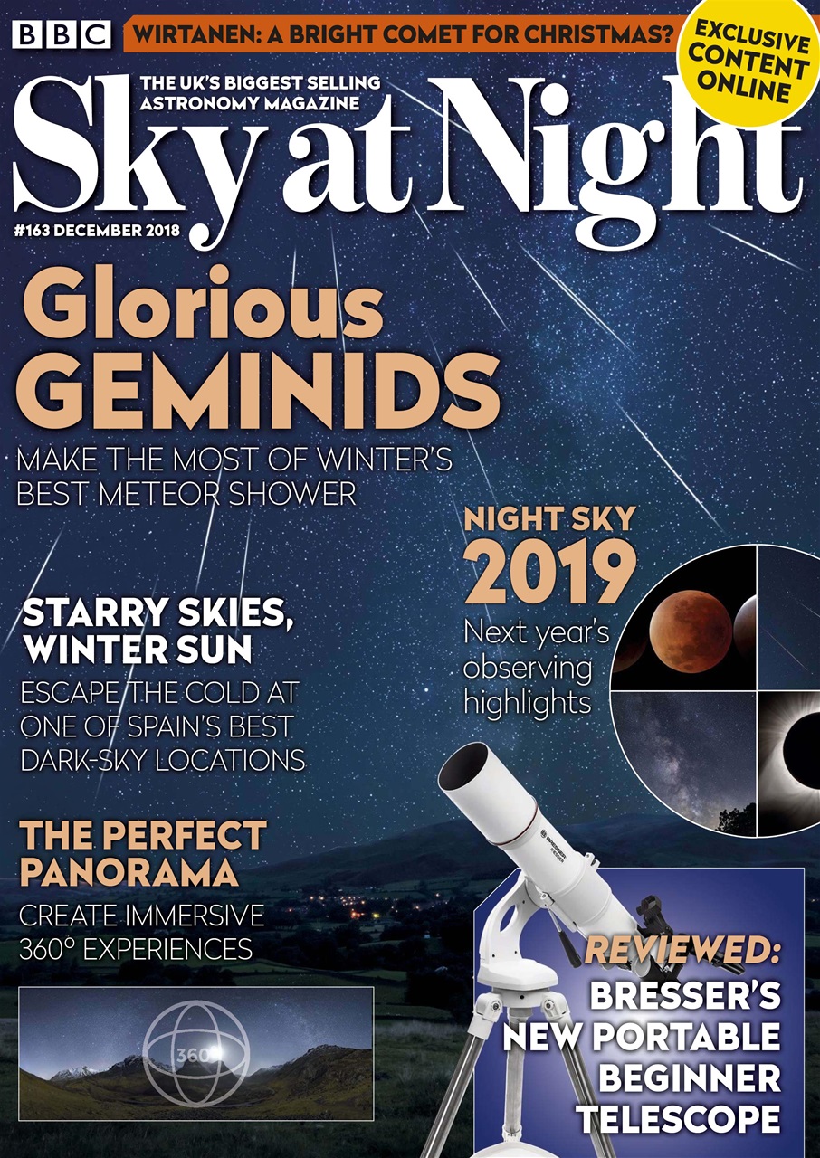 BBC Sky at Night Magazine - December 2018 Back Issue