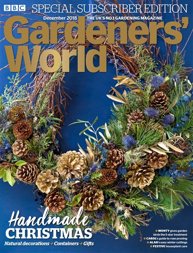 Bbc Gardeners World Magazine December 2018 Subscriptions