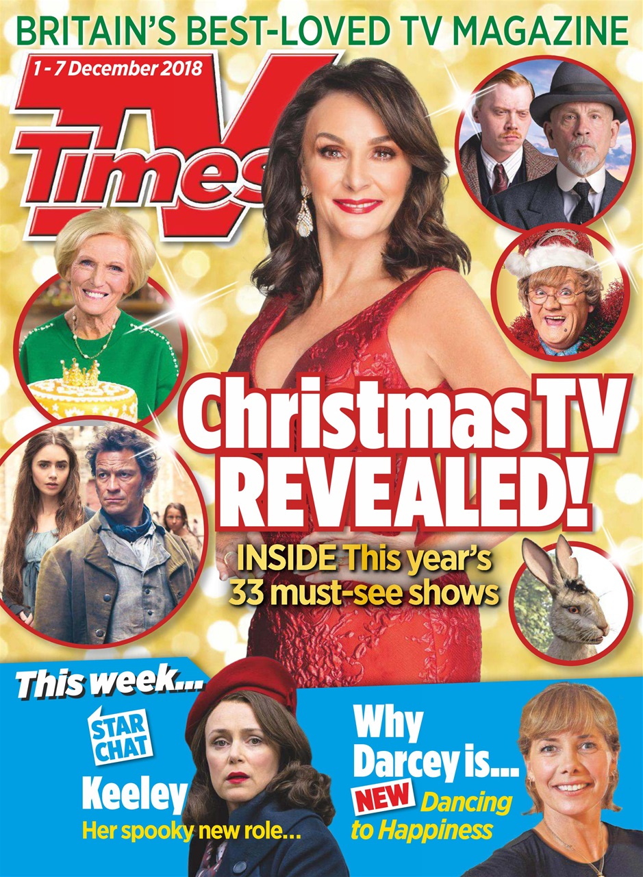 TV Times Magazine 1st December 2018 Back Issue