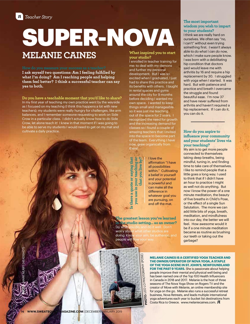 Sweat Equity Magazine Dec/Jan 2019 Back Issue