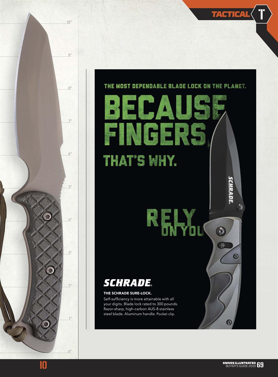 Knives Illustrated Magazine Knives BG Jan/Feb 2019 Back Issue