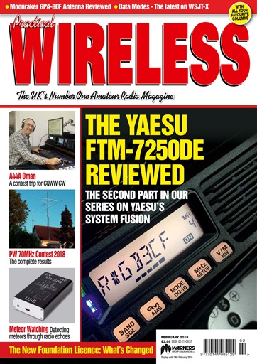 Practical Wireless Magazine - February 2019 Back Issue