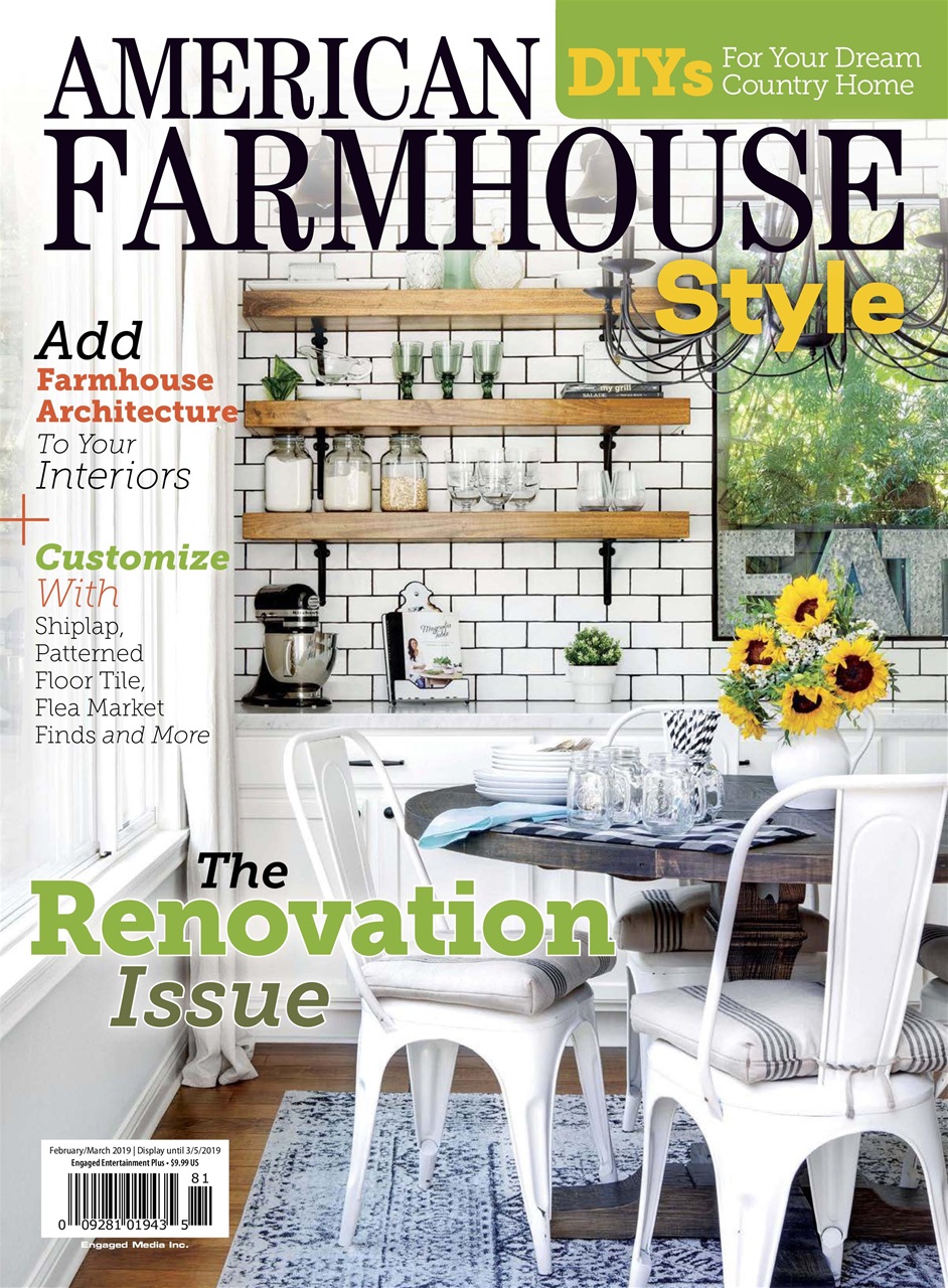 American Farmhouse Style Magazine - AFS Feb/Mar 2019 Back Issue