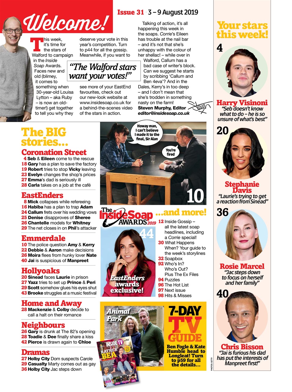 Inside Soap Magazine - Issue 31 Back Issue