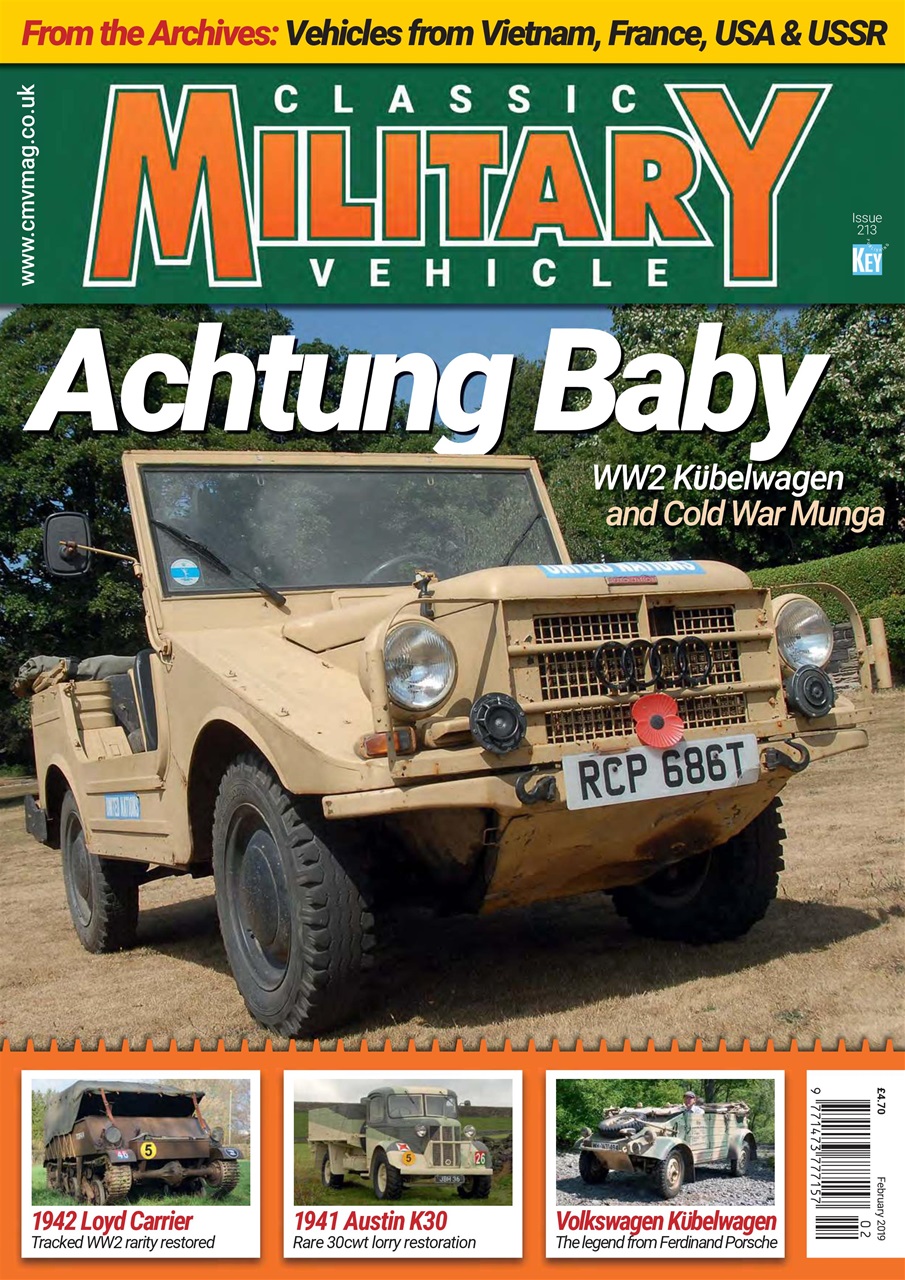 Classic Military Vehicle Magazine February 2019 Back Issue