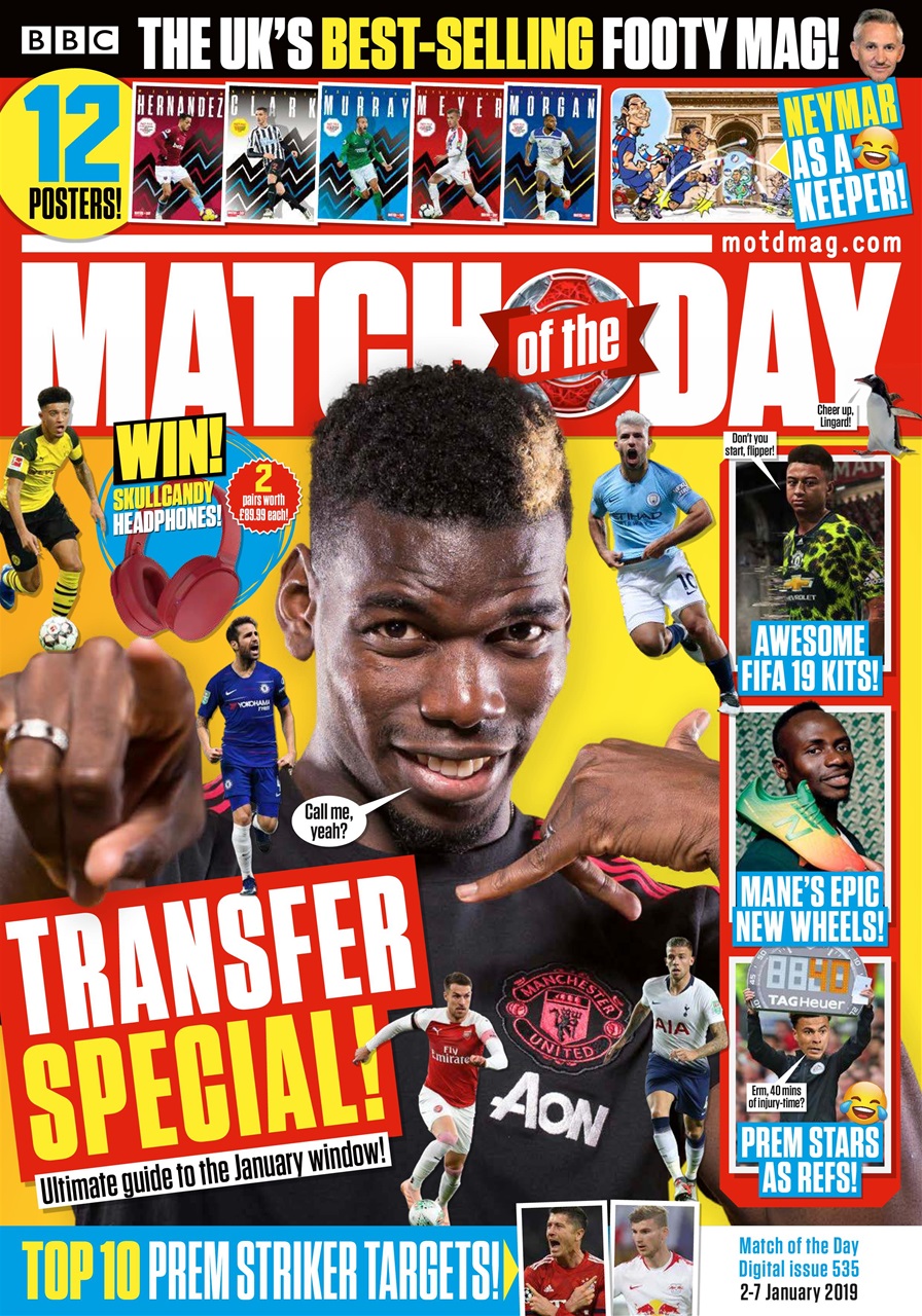 Match of the Day Magazine Issue 535 Back Issue