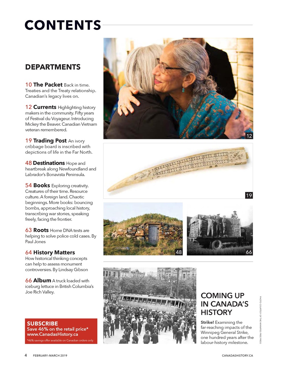 Canada's History Magazine - Feb/Mar 2019 Back Issue