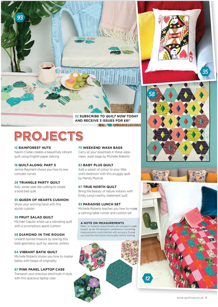 Quilt Now Magazine Issue 59 Back Issue