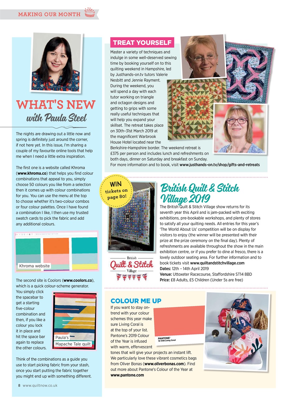 Quilt Now Magazine Issue 59 Back Issue