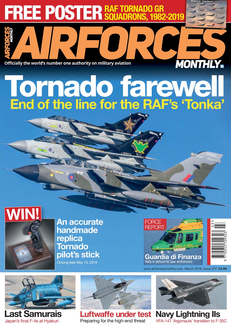 AirForces Monthly Magazine March 2019 Back Issue