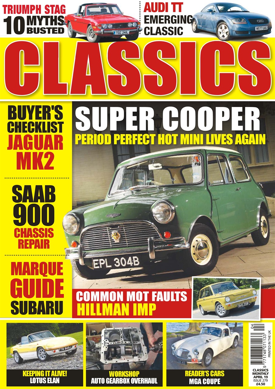 Classics Monthly Magazine - April 2019 Back Issue