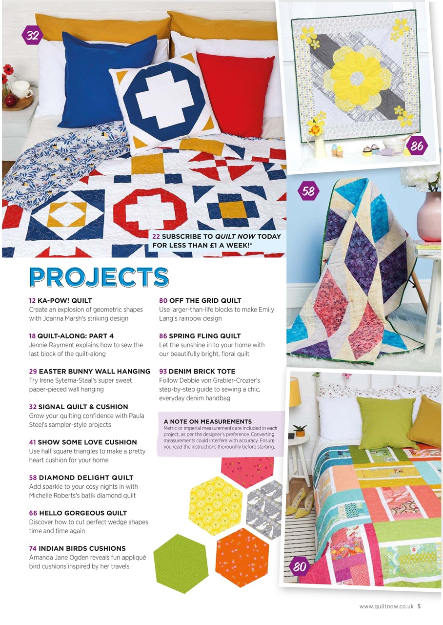 Quilt Now Magazine Issue 60 Back Issue