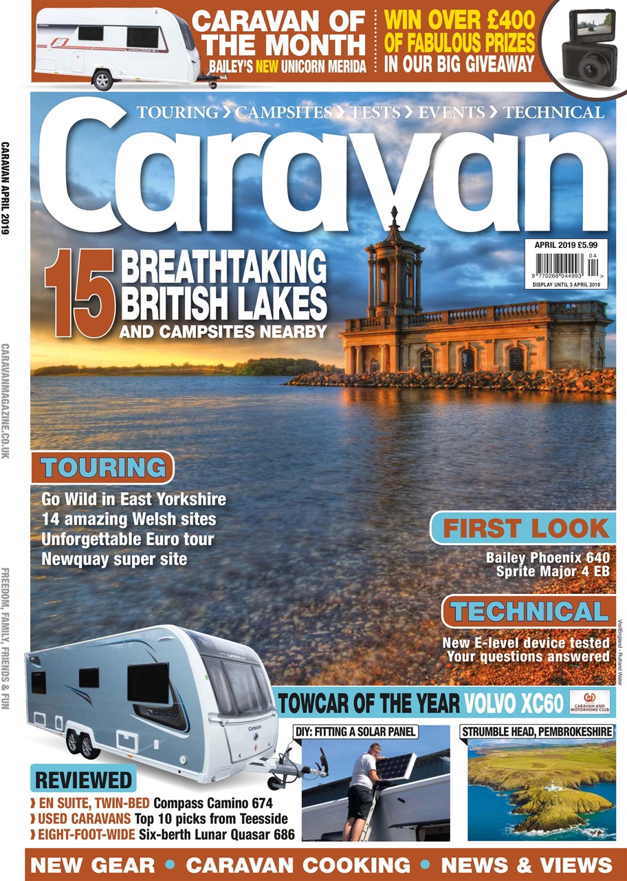 Caravan Magazine Breathtaking Lakes Issue! April 2019 Caravan