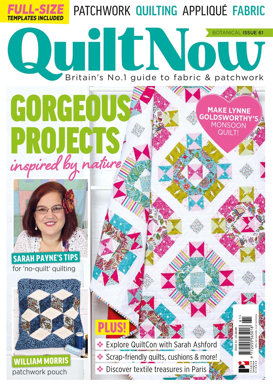 Quilt Now Magazine Issue 61 Back Issue