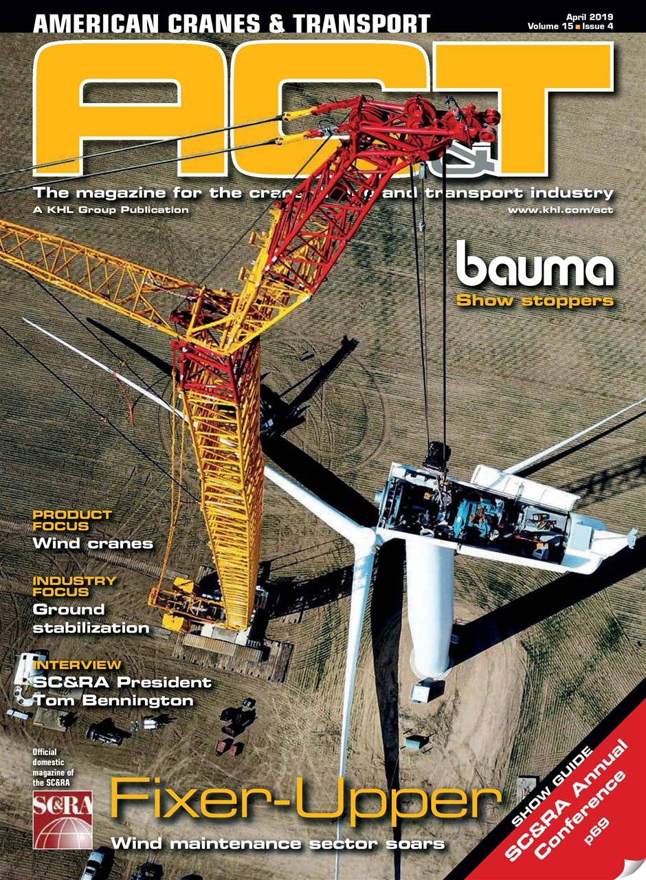 American Cranes & Transport Magazine April 2019 Back Issue