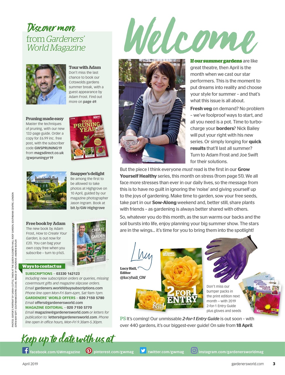 Bbc Gardeners World Magazine April Back Issue