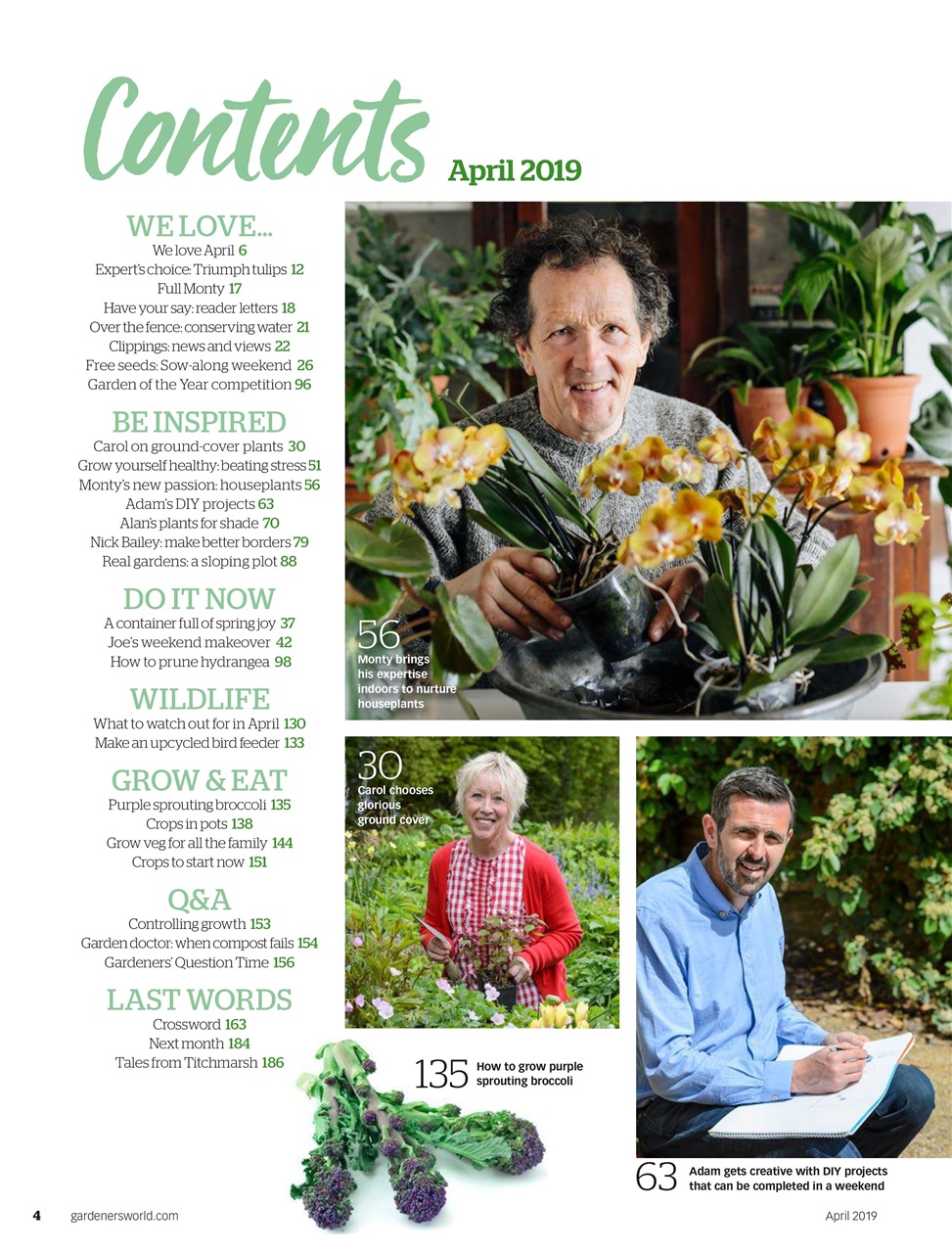 Bbc Gardeners World Magazine April Back Issue