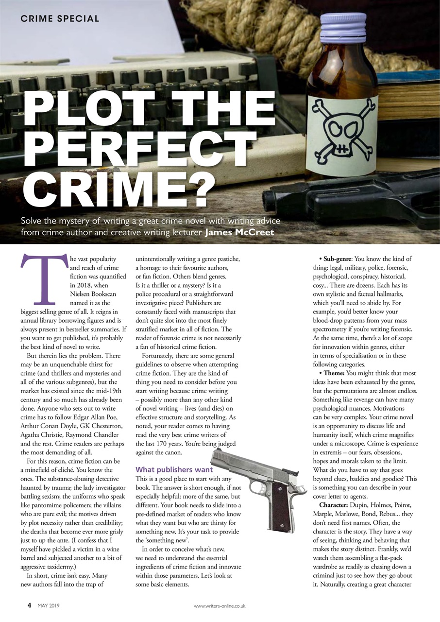Writing Magazine Crime Just The Facts Special Issue