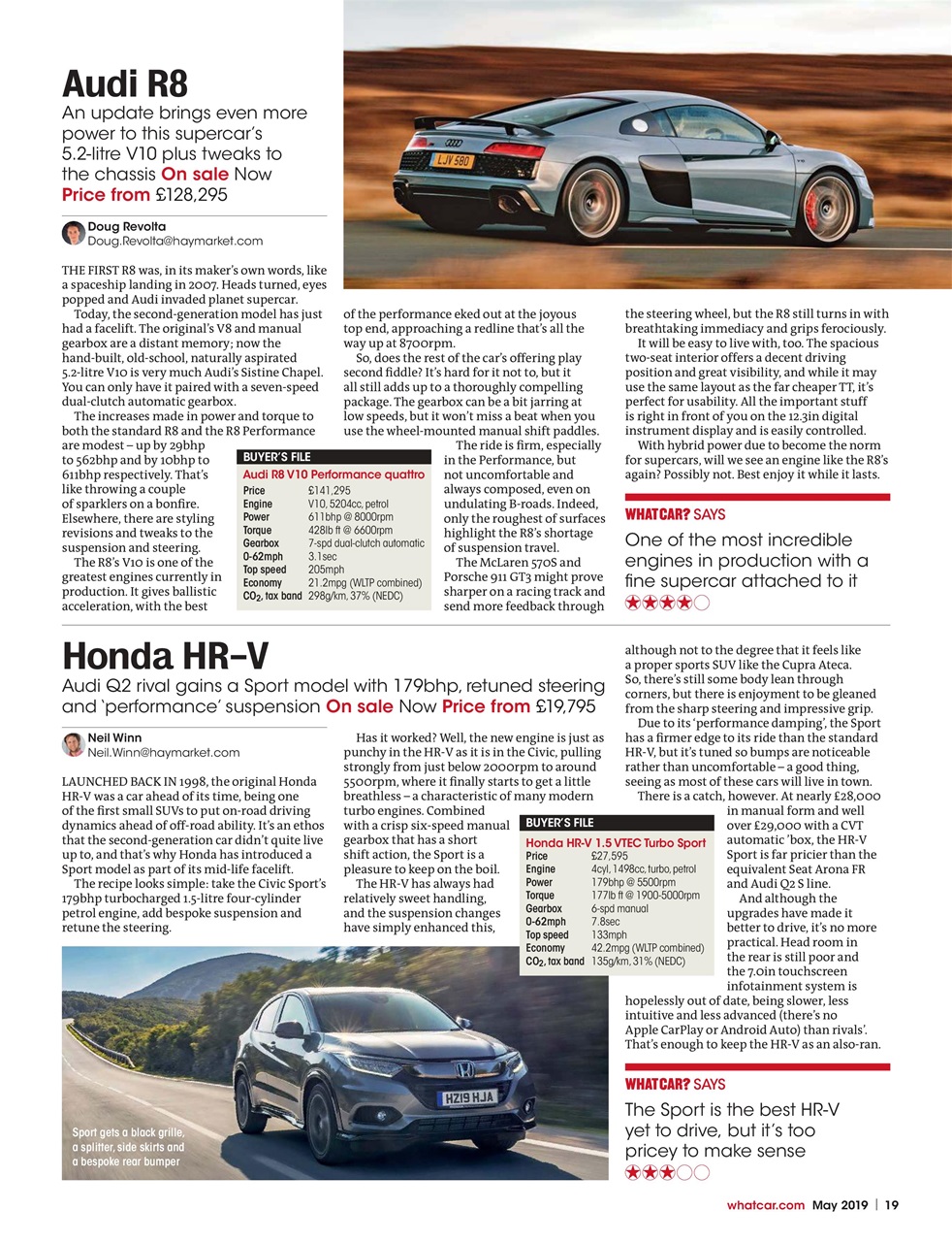 What Car? Magazine - May 2019 Back Issue