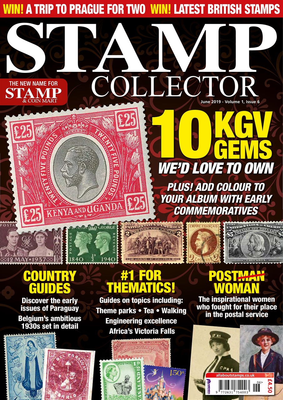 Stamp Collector Magazine June 2019 Zurück Ausgabe