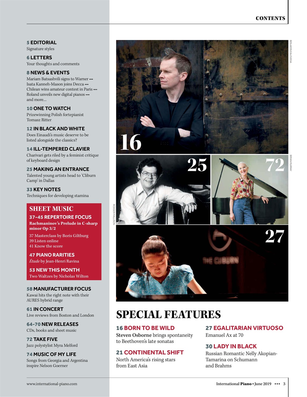International Piano Magazine June 2019 Subscriptions Pocketmags