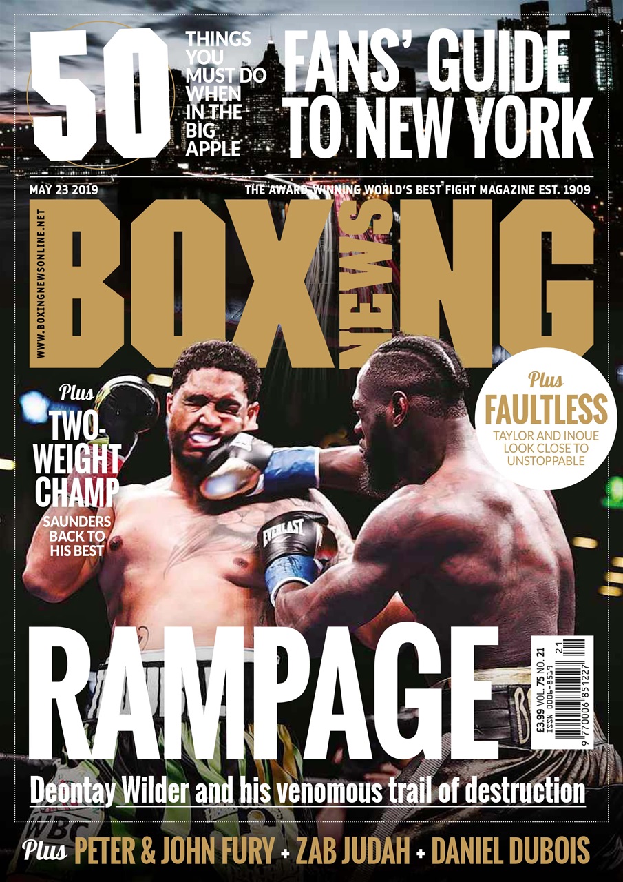 Boxing News Magazine 21May Subscriptions Pocketmags