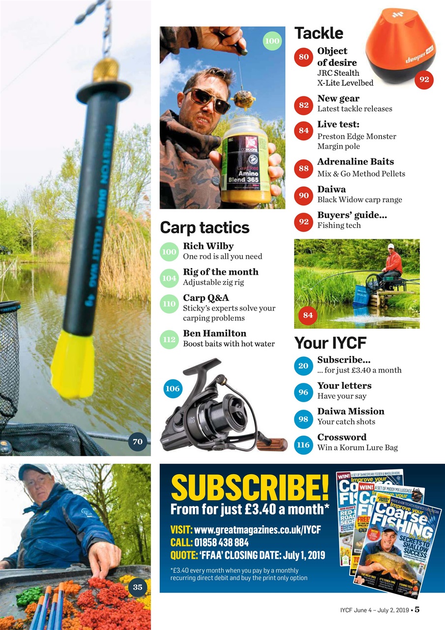 Improve Your Coarse Fishing Magazine Issue 351 Back Issue