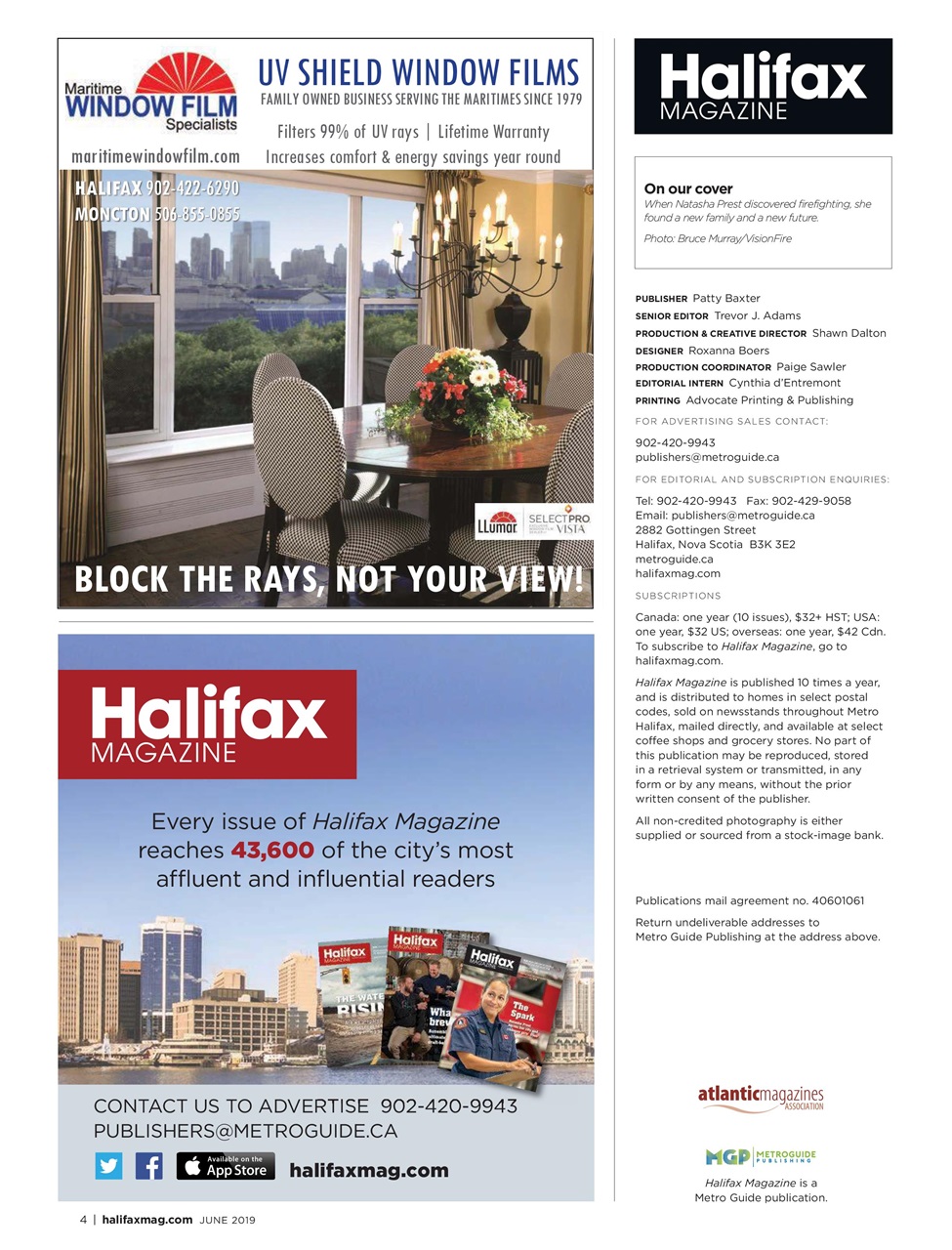 Halifax Magazine June 2019 Back Issue