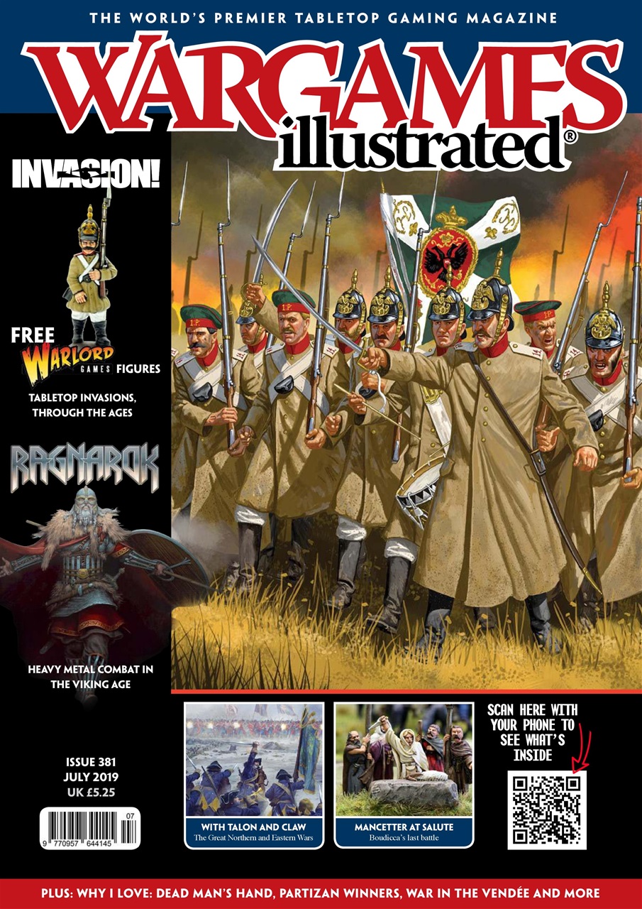 Wargames Illustrated Magazine WI381 July 2019 Back Issue