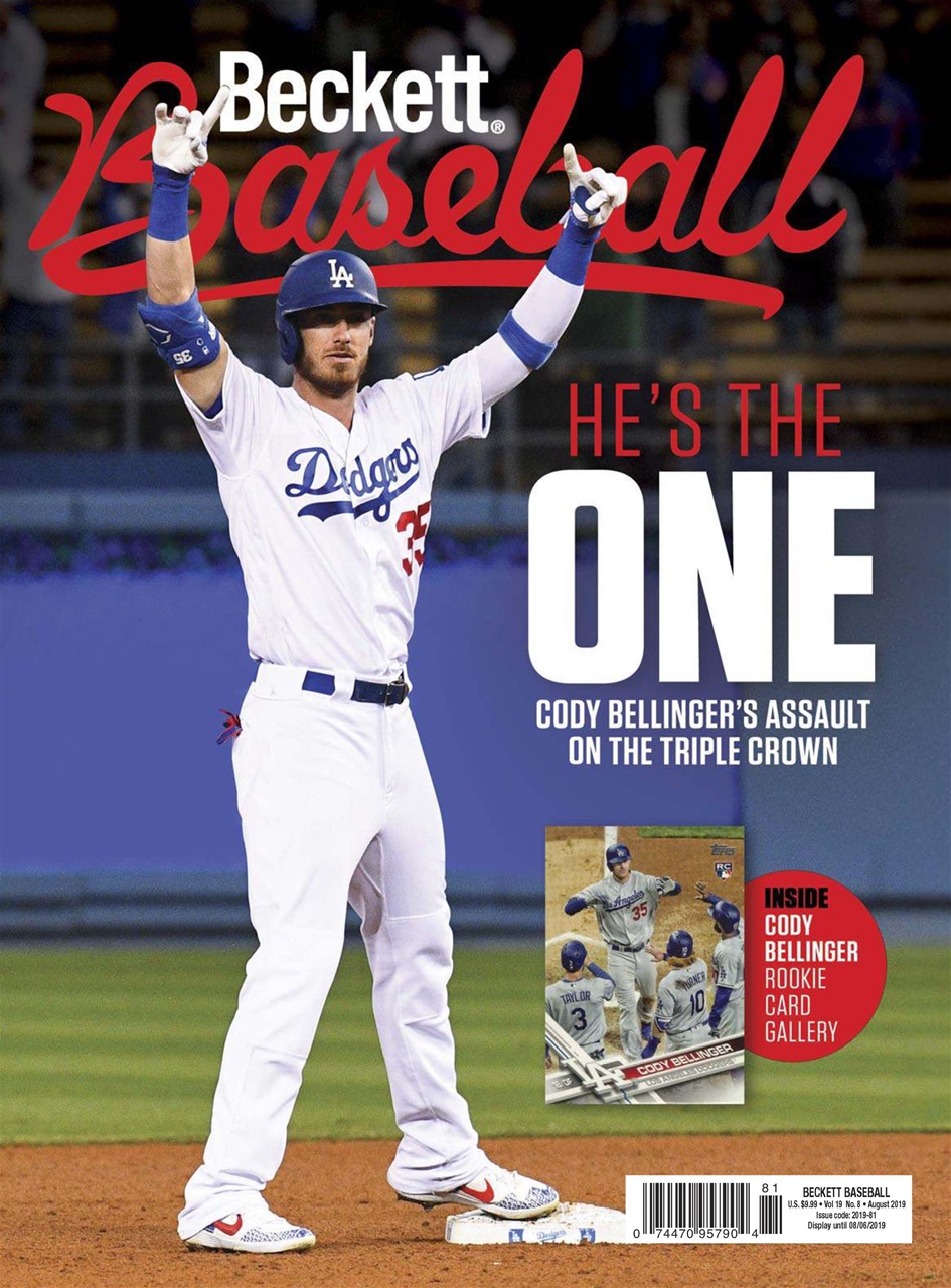 Beckett baseball magazine august 2019 subscriptions pocketmags
