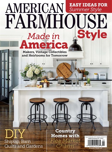 American Farmhouse Style Magazine August September 2019