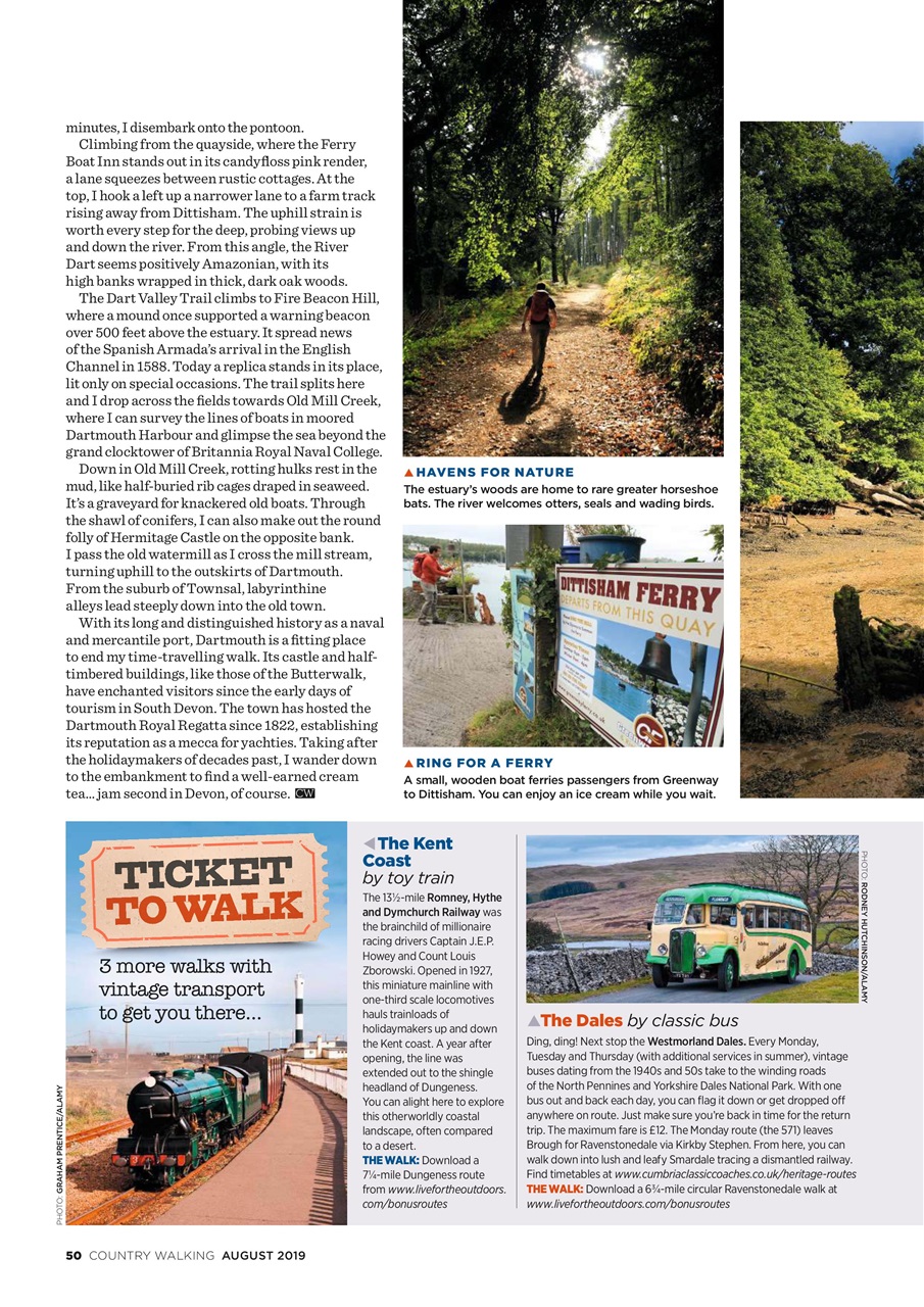 Country Walking Magazine August 2019 Subscriptions Pocketmags