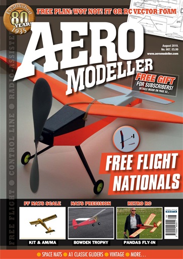 AeroModeller Magazine - Aug 19 Subscriptions | Pocketmags