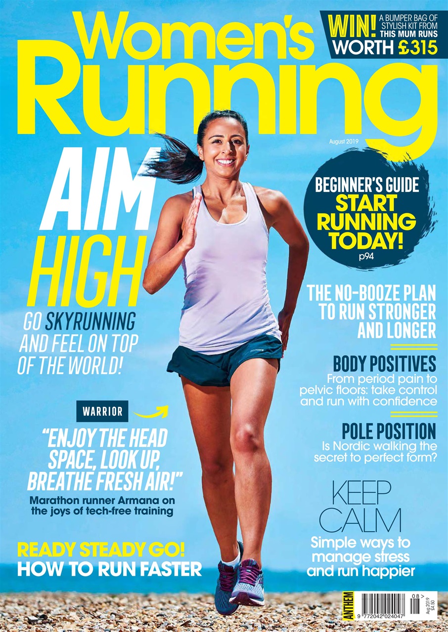 Women’s Running Magazine August 2019 Back Issue