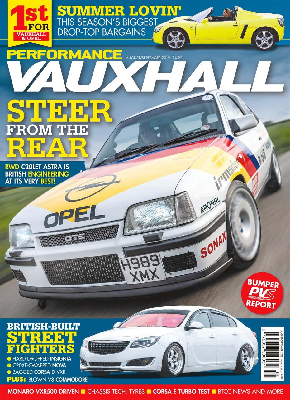 Performance Vauxhall Magazine - Aug-Sept 19 Back Issue