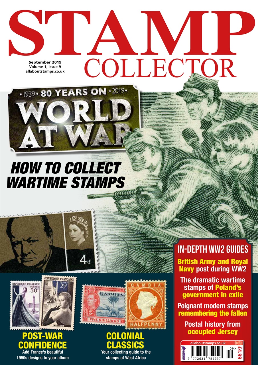 Stamp Collector Magazine September 2019 Subscriptions Pocketmags