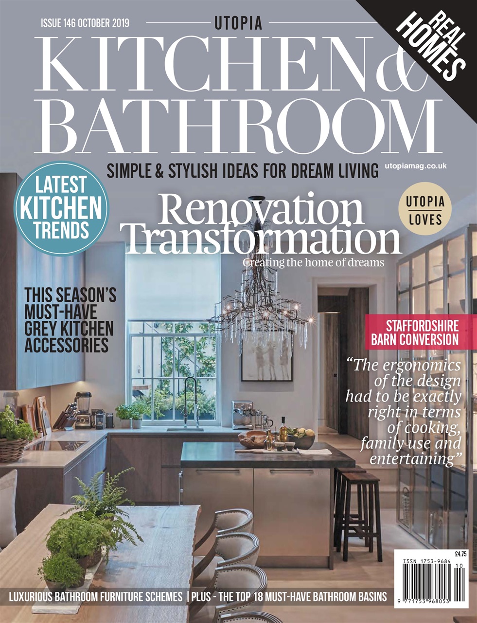 Utopia Kitchen & Bathroom Magazine Subscriptions and October 2019 Issue