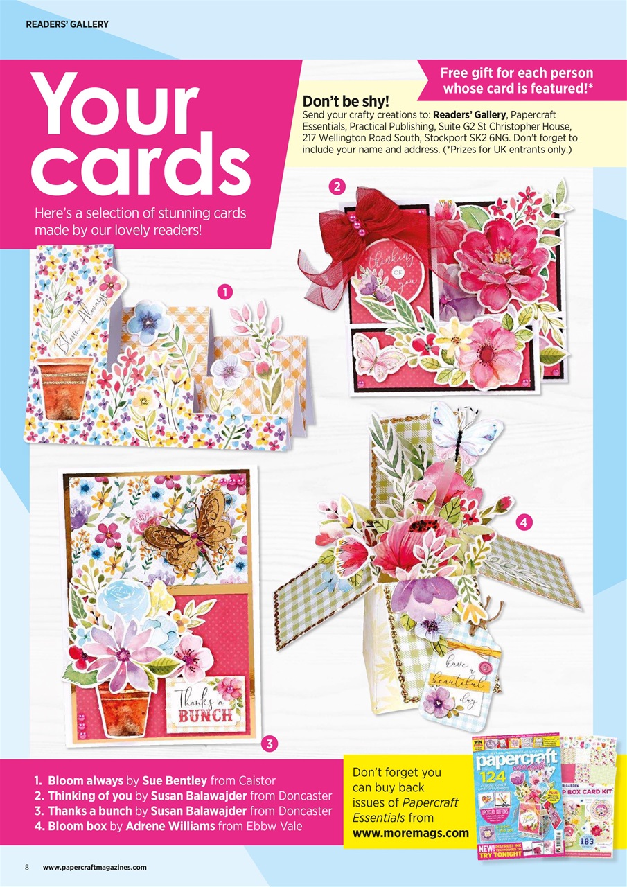 Papercraft Essentials Magazine Issue 178 Back Issue